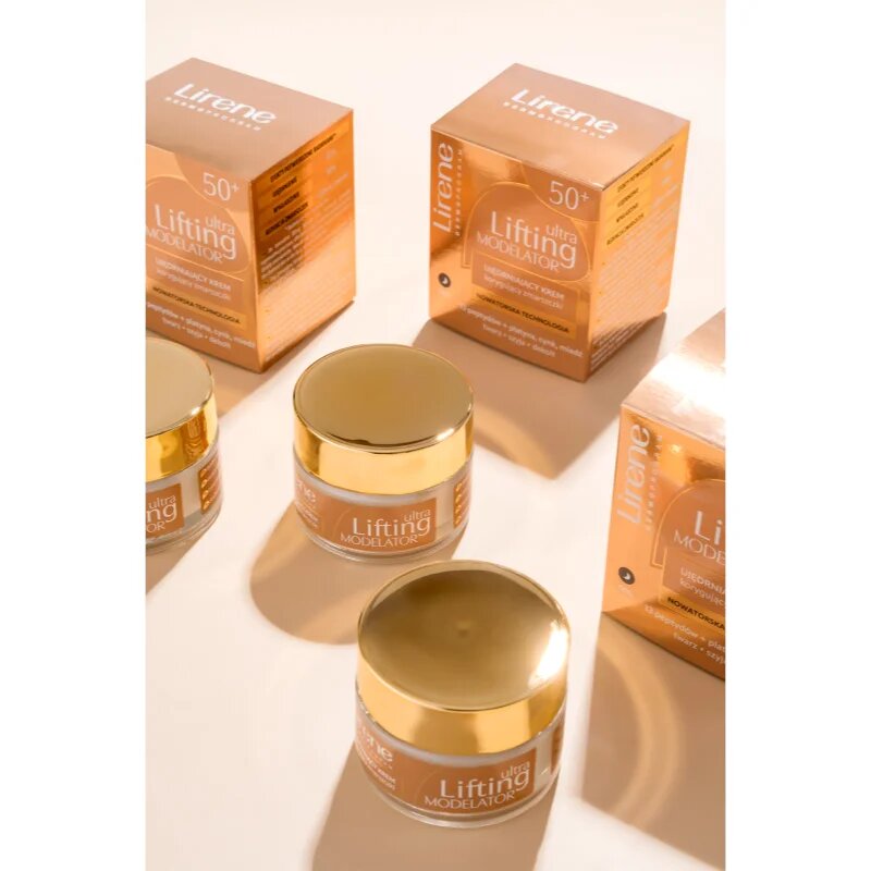 Lirene Ultra Lifting Modelator 50+ učvrstitvena nočna krema za korekcijo gub 50 ml