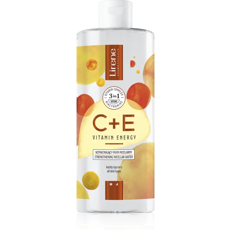 Lirene Vitamin C+E micelarna voda 3v1 z vitamini C in E 400 ml