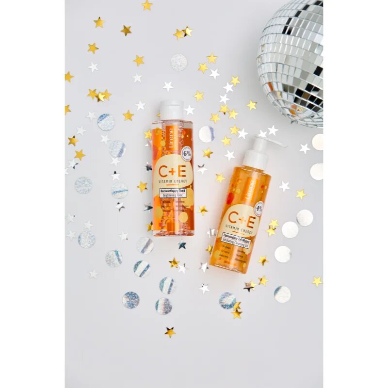 Lirene Vitamin Energy C+E eksfoliacijski čistilni gel 145 ml