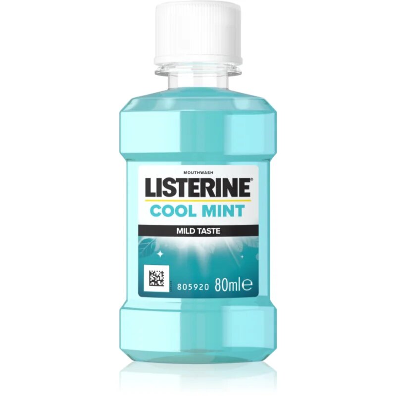Listerine Cool Mint Mild Taste ustna voda brez alkohola okus Cool Mint 80 ml