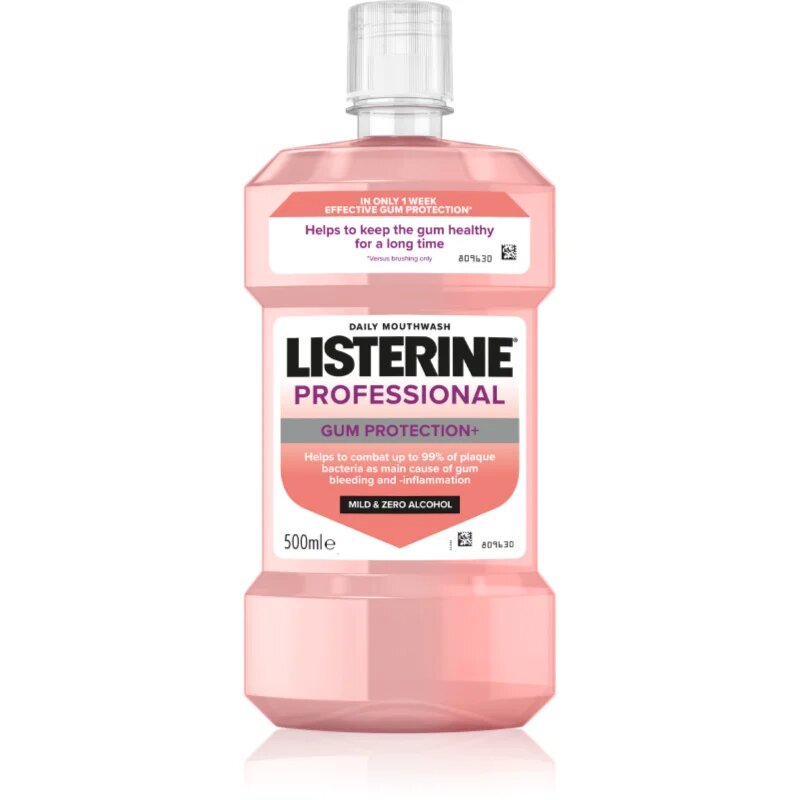 Listerine Professional Gum Protection+ ustna voda za zaščito zob in dlesni 500 ml