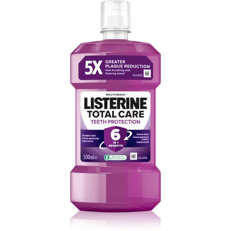 Listerine Total Care Teeth Protection ustna voda za popolno zaščito zob 6 v 1 500 ml