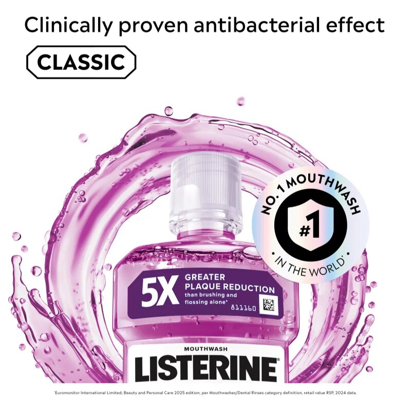 Listerine Total Care Teeth Protection ustna voda za popolno zaščito zob 6 v 1 Clean Mint 250 ml