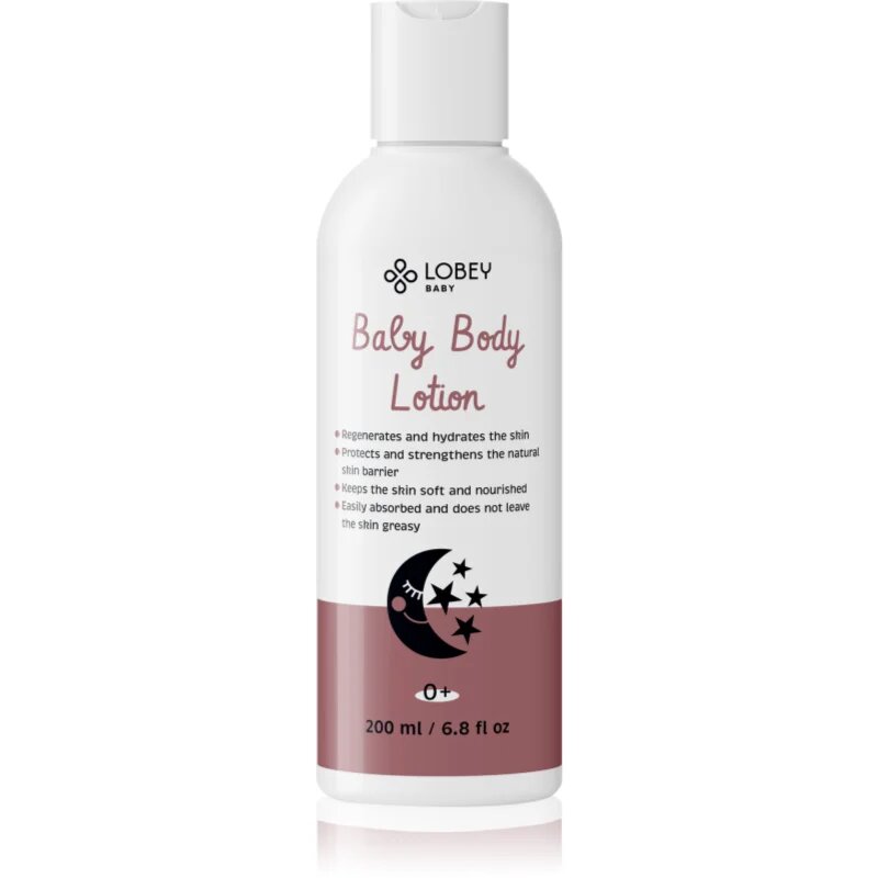 Lobey Baby Care Body Lotion losjon za telo za dojenčke 200 ml