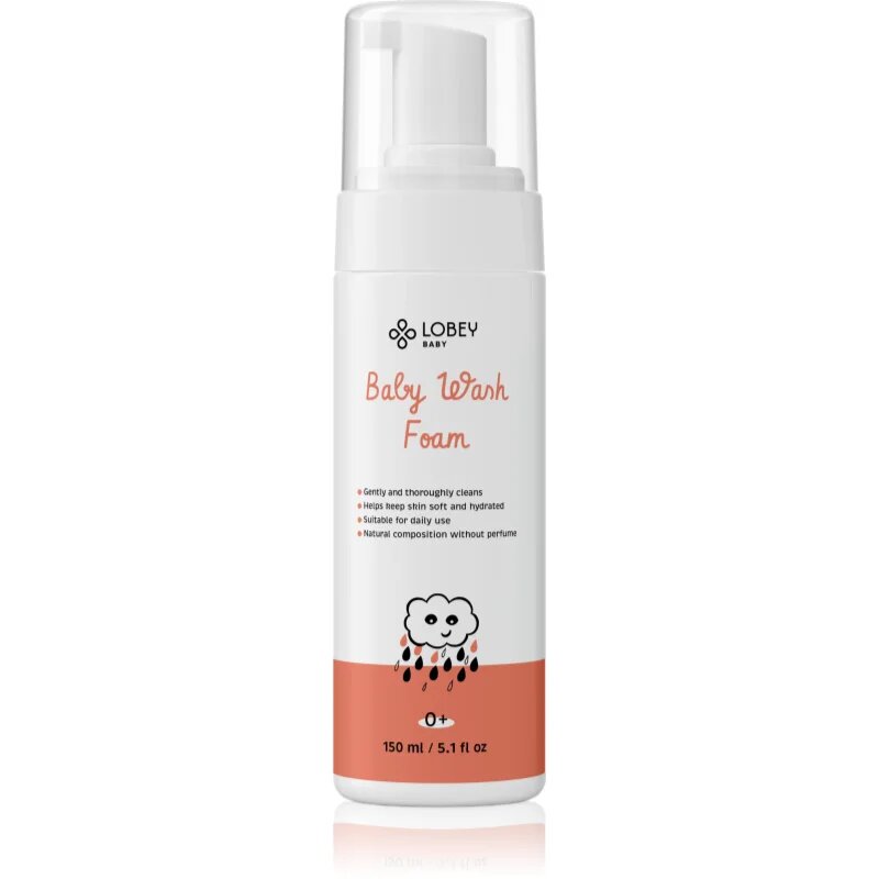 Lobey Baby Care Foam pena za umivanje za dojenčke 150 ml