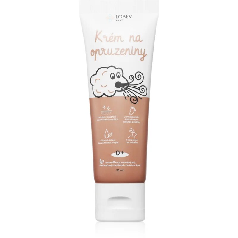 Lobey Baby Care otroška zaščitna krema proti vnetju ritke 50 ml