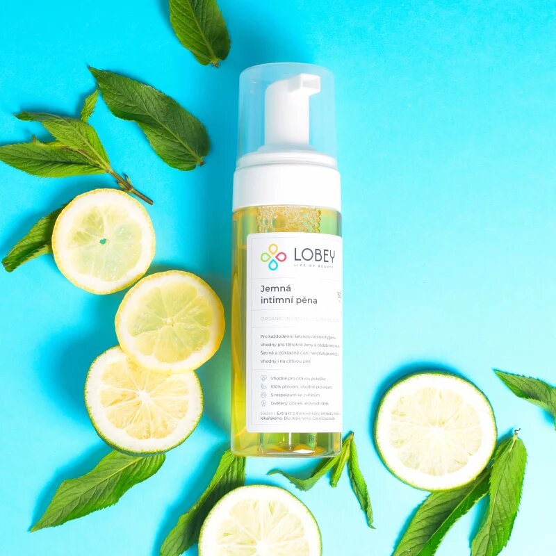 Lobey Body Care pena za umivanje za intimne predele 150 ml