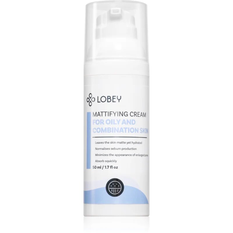 Lobey Face Care matirajoča krema za mastno in problematično kožo 50 ml
