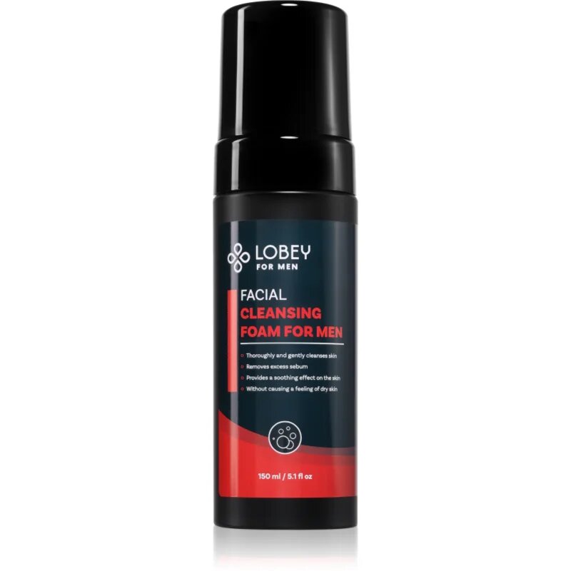Lobey For Men čistilna pena za moške 150 ml