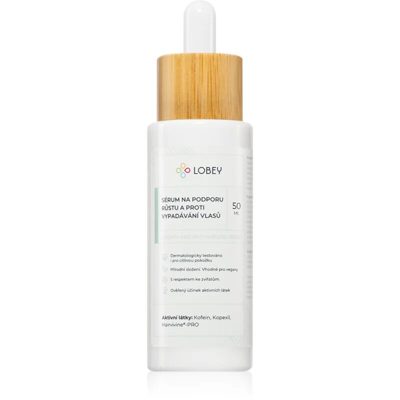Lobey Hair Care serum za lase za pospeševanje rasti las 50 ml