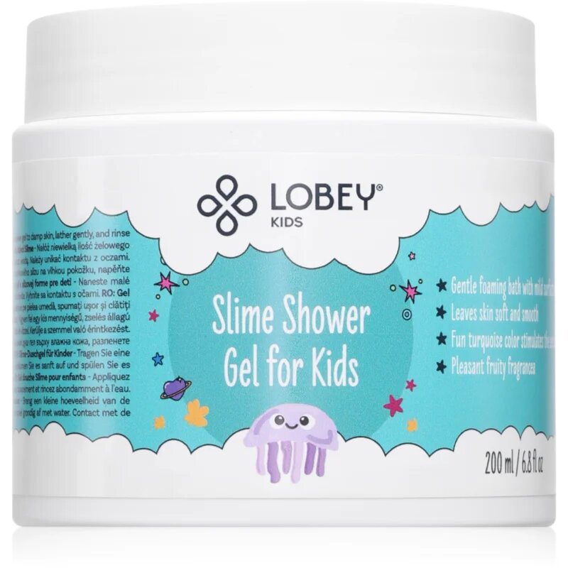Lobey Kids žele za prhanje za otroke 200 ml