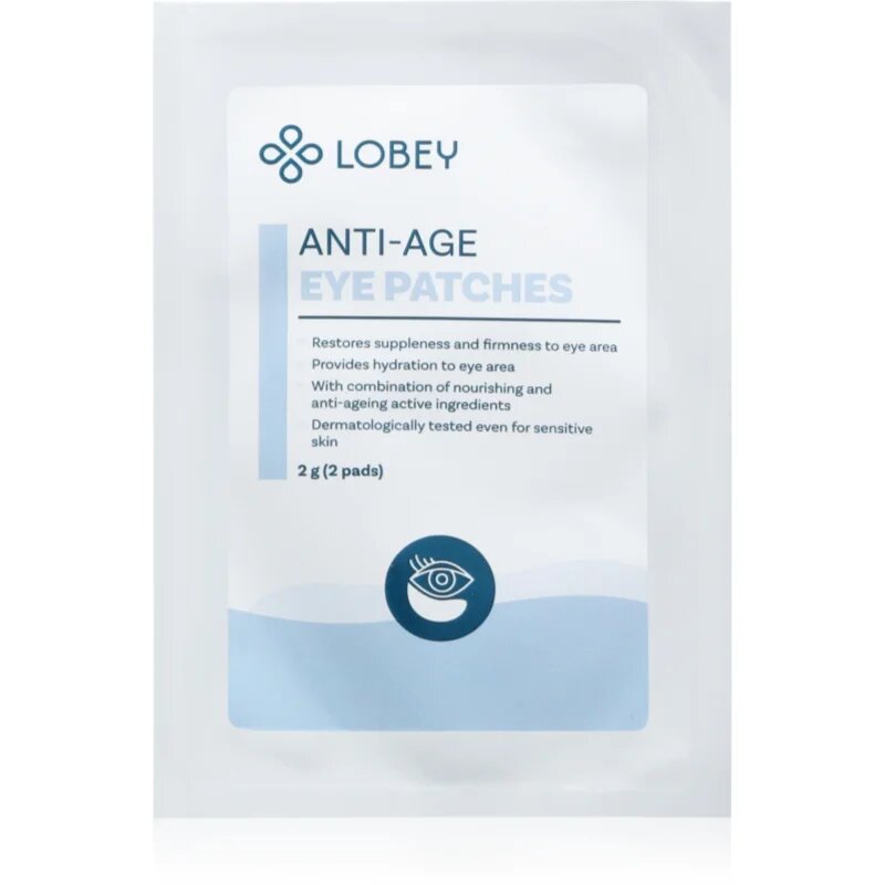 Lobey Skin Care Anti-Age Eye Patches hidrogel maska za predel okoli oči 2 g