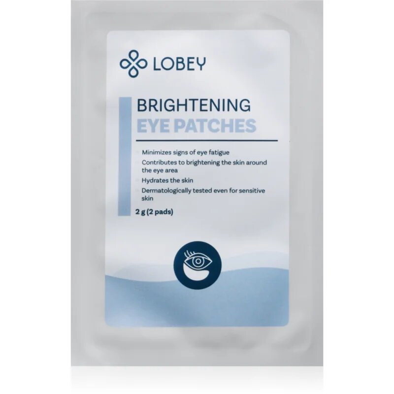 Lobey Skin Care Brightening Eye Patches hidrogel maska za predel okoli oči 2 g