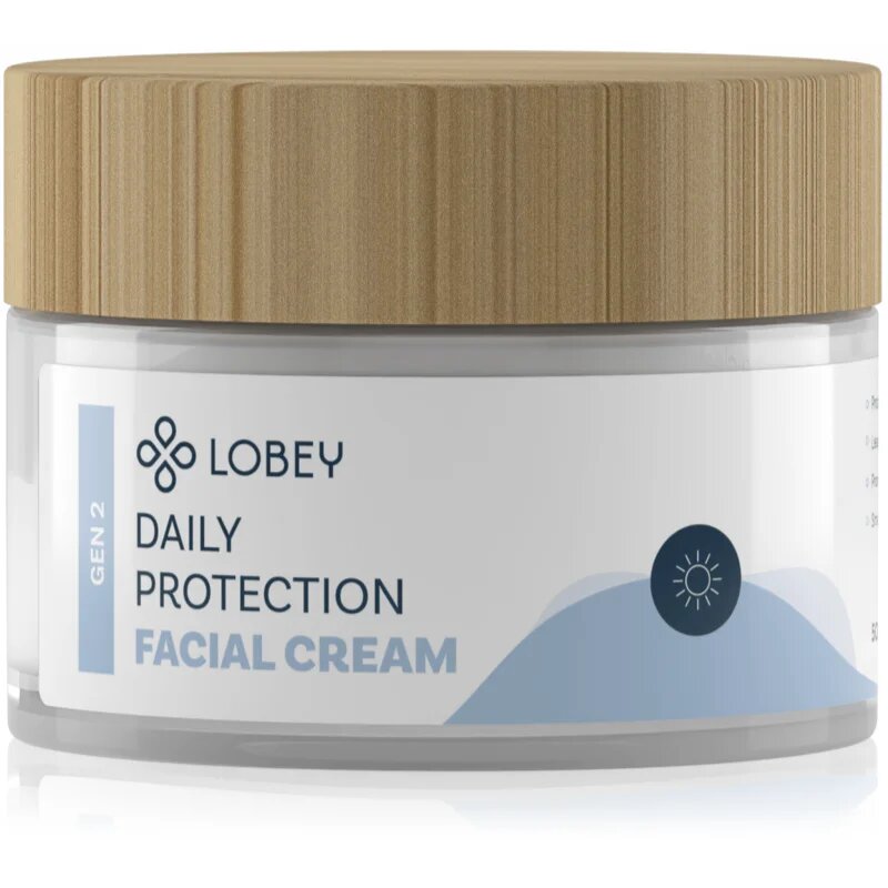 Lobey Skin Care Daily Protection Facial Cream dnevna zaščitna krema 50 ml