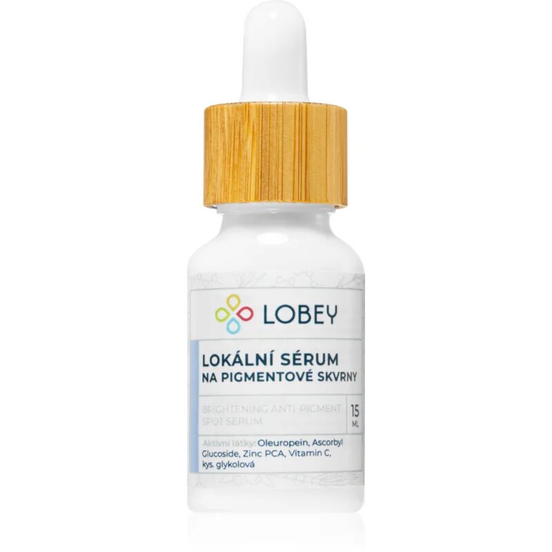 Lobey Skin Care Lokální sérum na pigmentové skvrny serum za obraz proti pigmentnim madežem 15 ml