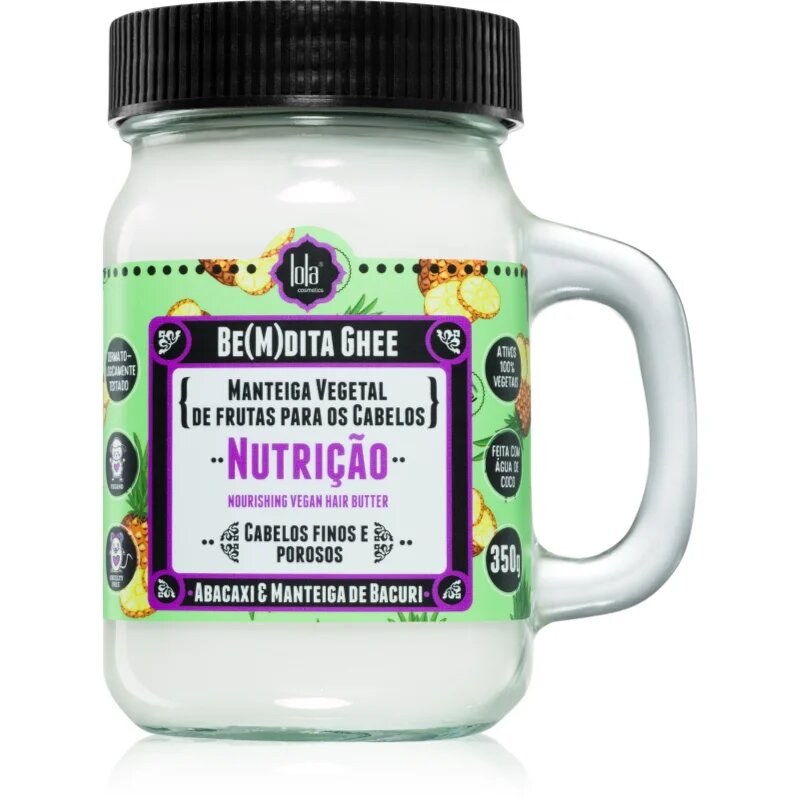 Lola Cosmetics BE(M)DITA GHEE NUTRIÇÃO hranilna maska za lase 350 g