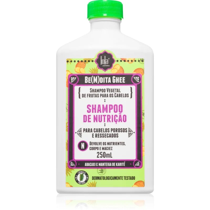 Lola Cosmetics BE(M)DITA GHEE SHAMPOO DE NUTRIÇÃO hranilni šampon za lase 250 ml