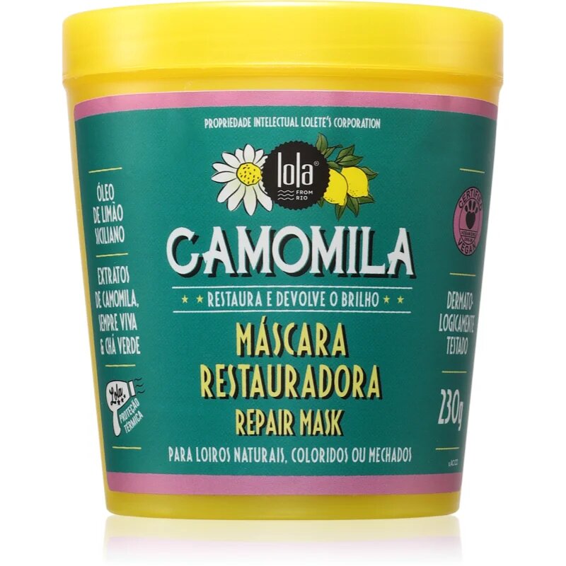 Lola Cosmetics Camomila regeneracijska maska s kamilico 230 g