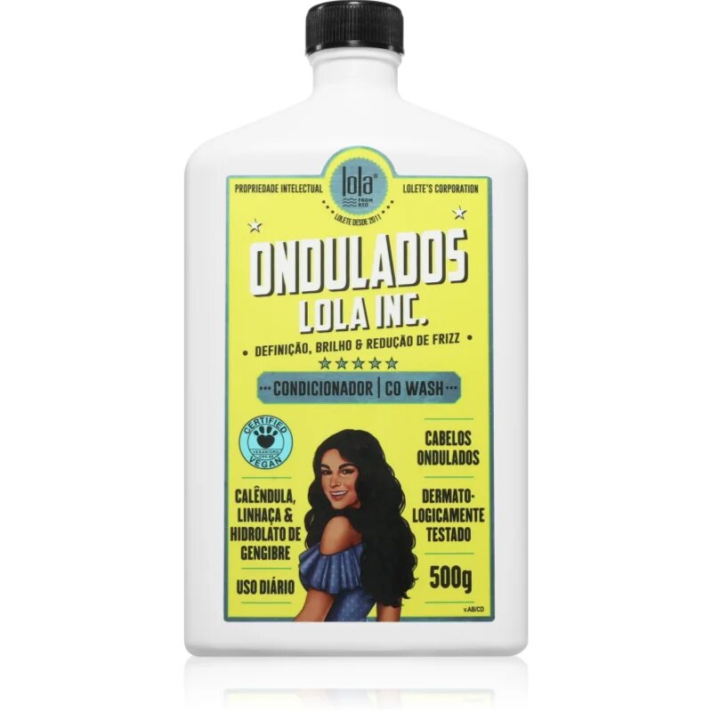 Lola Cosmetics Ondulados Lola Inc. Co Wash čistilni balzam za valovite lase 500 g