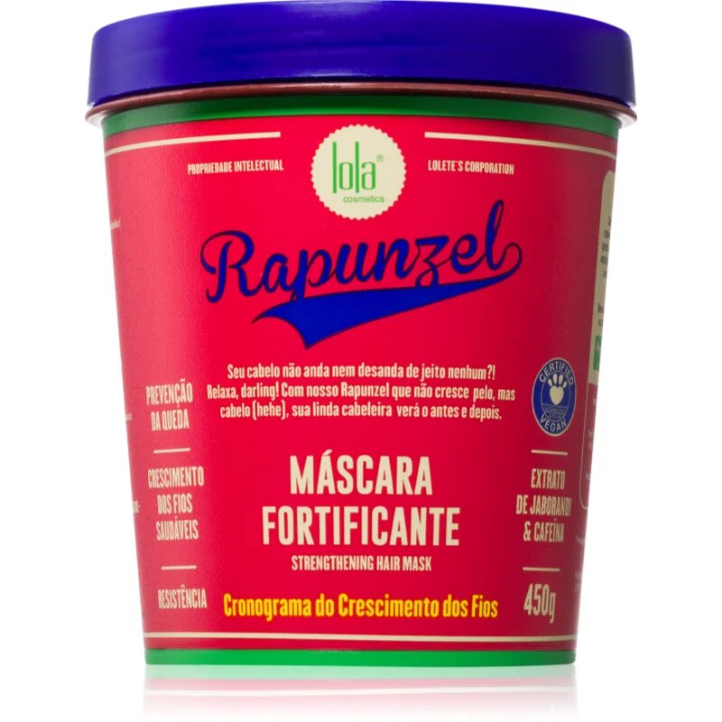 Lola Cosmetics Rapunzel Máscara maska za okrepitev in rast las 450 g