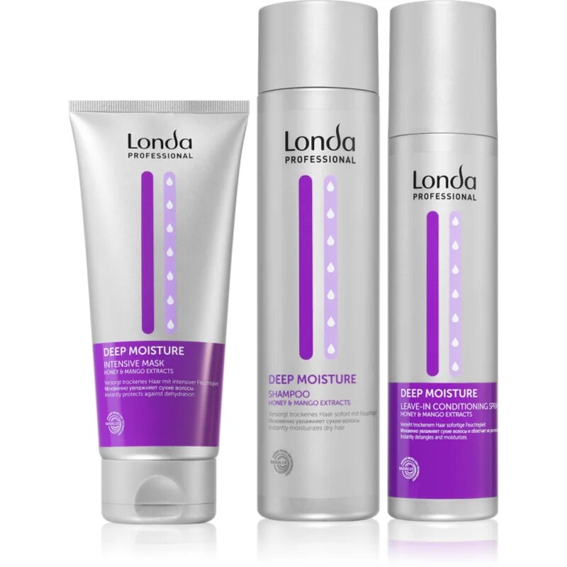 Londa Professional Deep Moisture Set set za suhe lase 3 kos