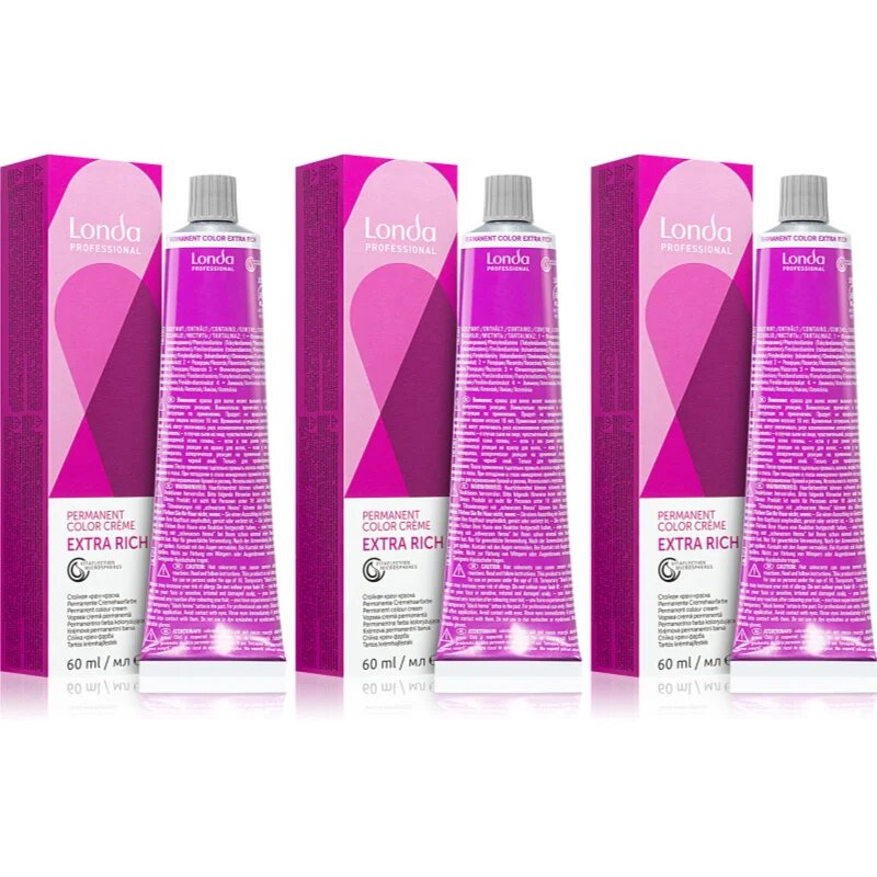 Londa Professional Permanent Color Extra Rich barva za lase ugodno pakiranje odtenek VIOLET /65