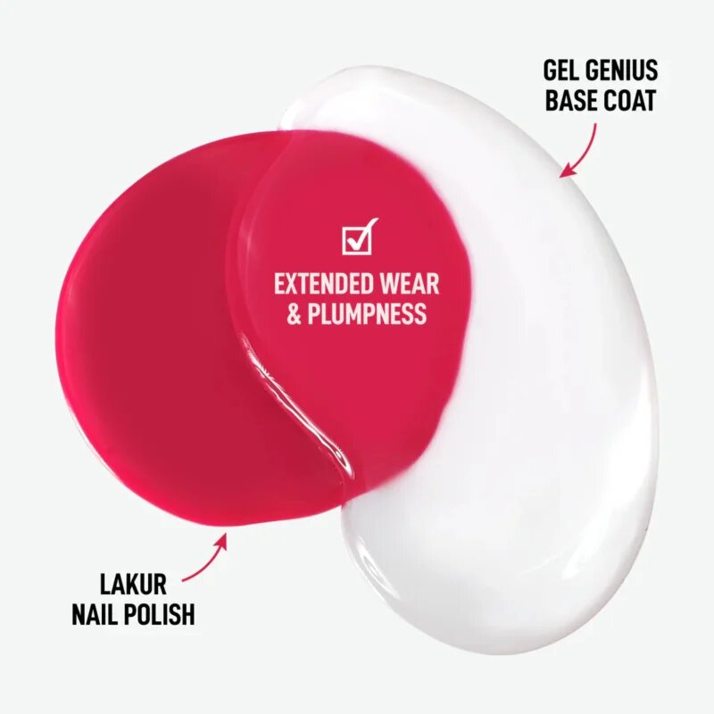 LONDONTOWN Kur Gel Genius Base Coat podlaga za lak brez uporabe UV- ali LED-svetilke 12 ml
