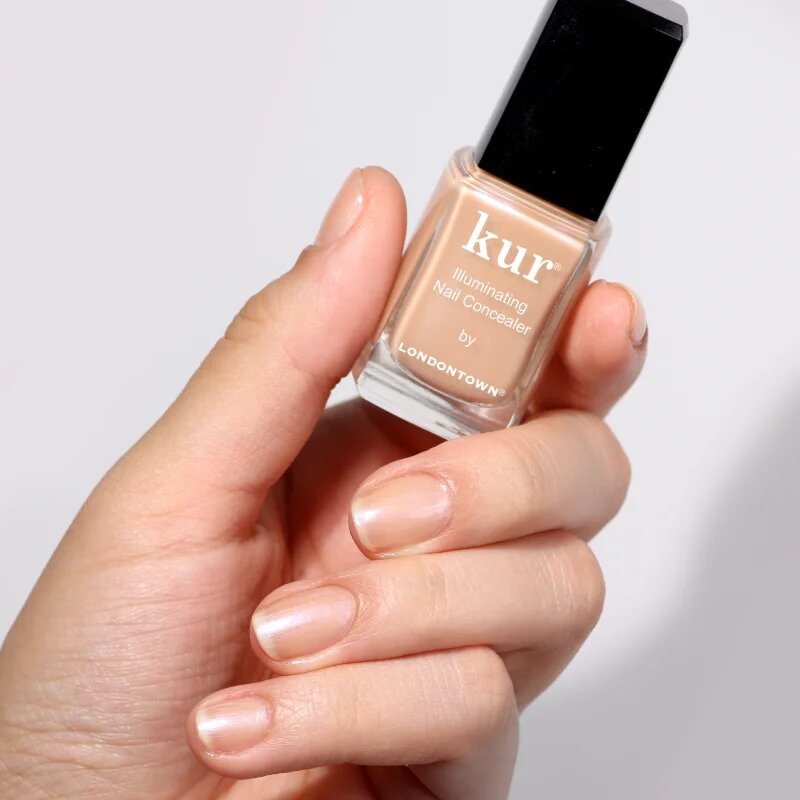 LONDONTOWN Kur Illuminating Nail Concealer posvetlitveni lak za nohte odtenek Bare 12 ml