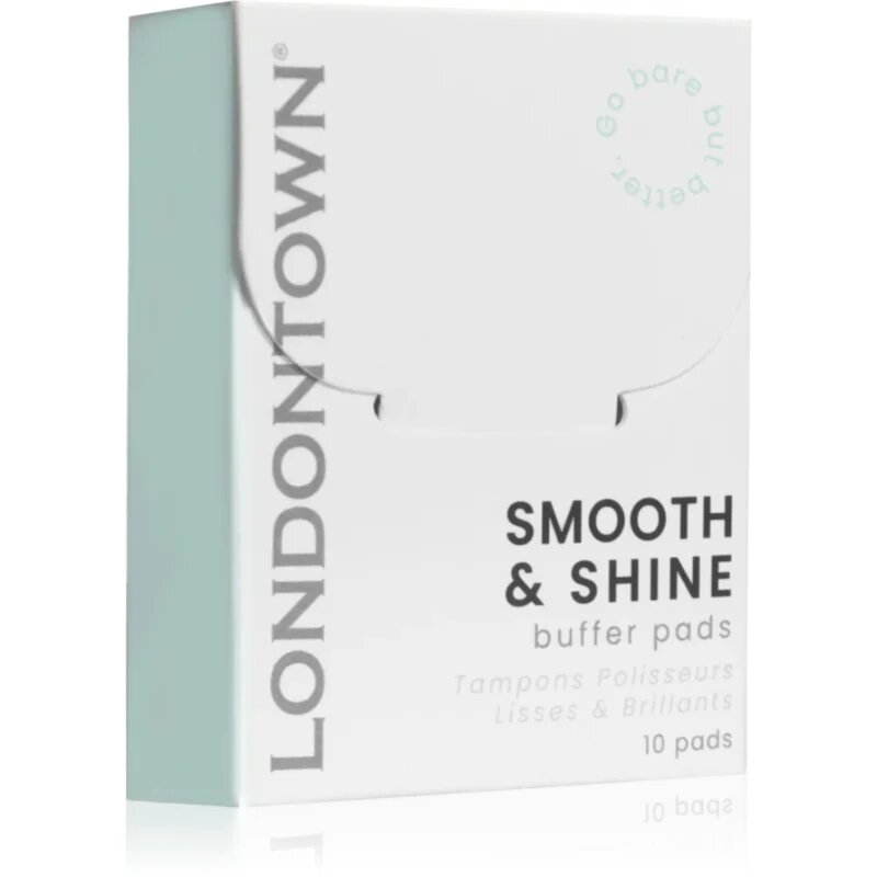 LONDONTOWN Smooth & Shine lešticí tamponky za nohte 10 kos