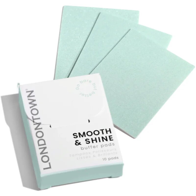 LONDONTOWN Smooth & Shine lešticí tamponky za nohte 10 kos