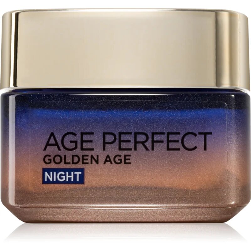 L’Oréal Paris Age Perfect Golden Age nočna krema proti gubam za zrelo kožo 60+ 50 ml