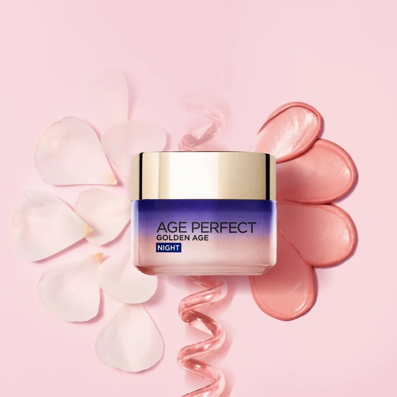 L’Oréal Paris Age Perfect Golden Age nočna krema proti gubam za zrelo kožo 60+ 50 ml