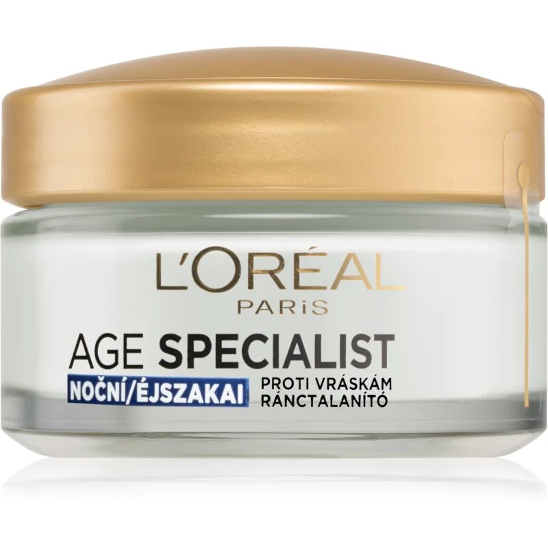 L’Oréal Paris Age Specialist 55+ nočna krema proti gubam 50 ml