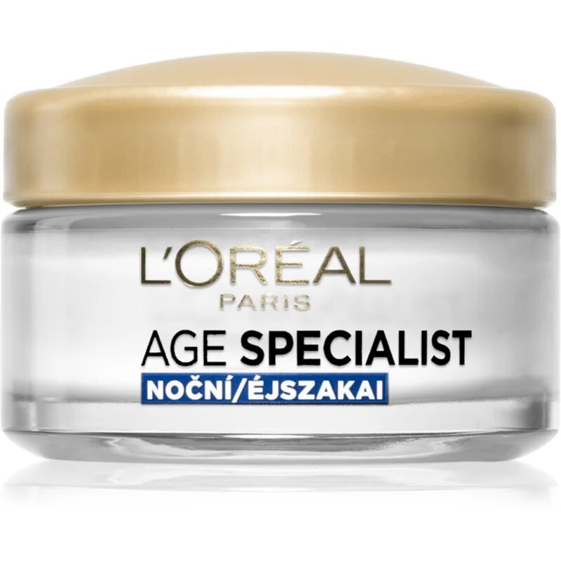 L’Oréal Paris Age Specialist 65+ hranilna nočna krema proti gubam 50 ml