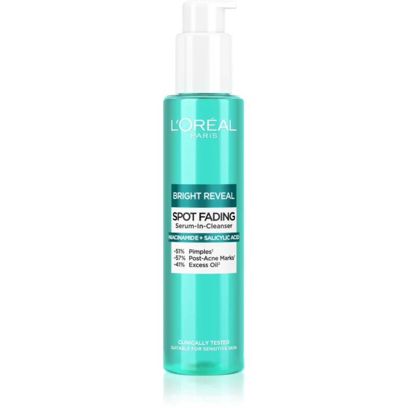 L’Oréal Paris Bright Reveal čistilni gel proti pigmentnim madežem 150 ml