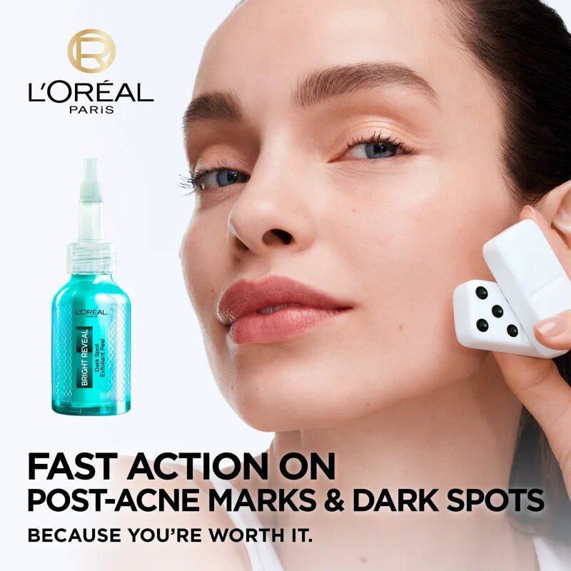 L’Oréal Paris Bright Reveal eksfoliacijski piling serum proti pigmentnim madežem 25 ml
