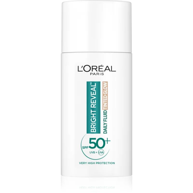 L’Oréal Paris Bright Reveal posvetlitveni tonirani fluid proti temnim madežem SPF 50+ 50 ml