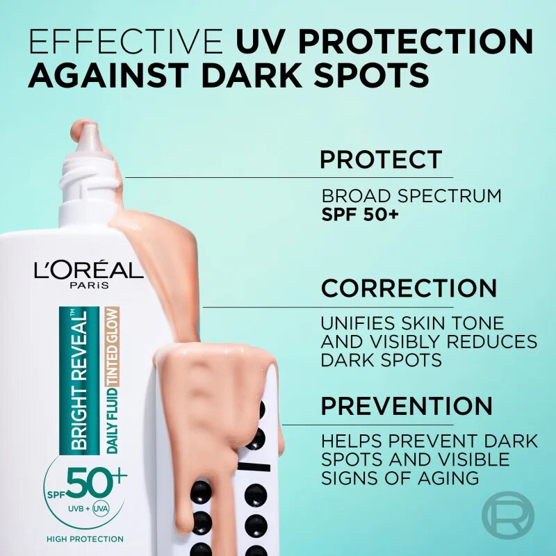 L’Oréal Paris Bright Reveal posvetlitveni tonirani fluid proti temnim madežem SPF 50+ Light 50 ml