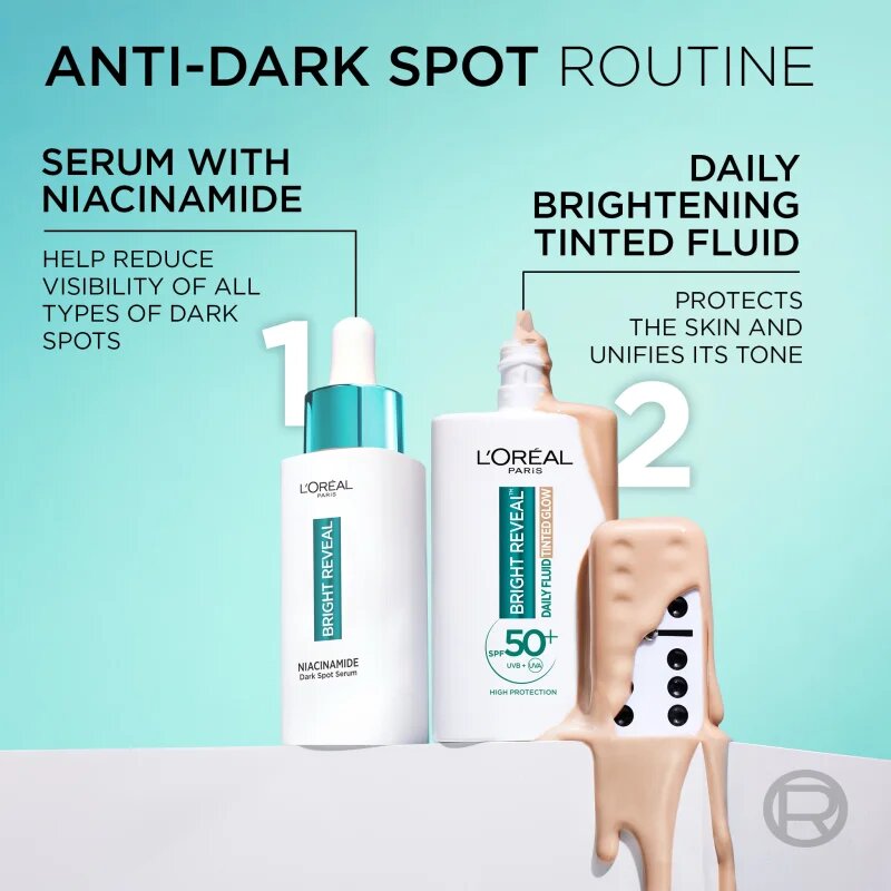 L’Oréal Paris Bright Reveal posvetlitveni tonirani fluid proti temnim madežem SPF 50+ Light 50 ml