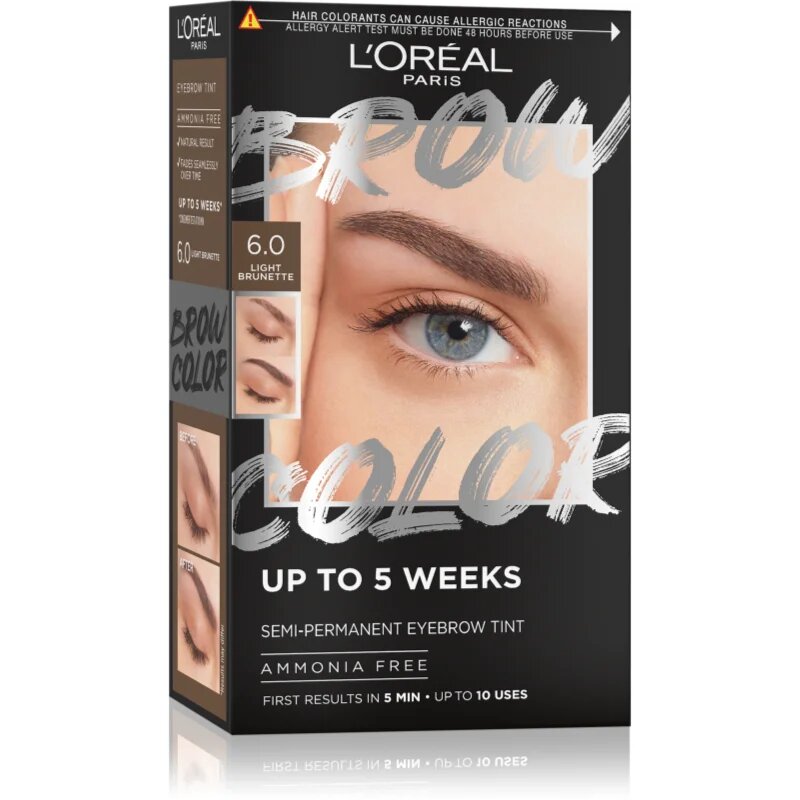 L’Oréal Paris Brow Color barva za obrvi odtenek 6.0 Light Brunette 1 kos