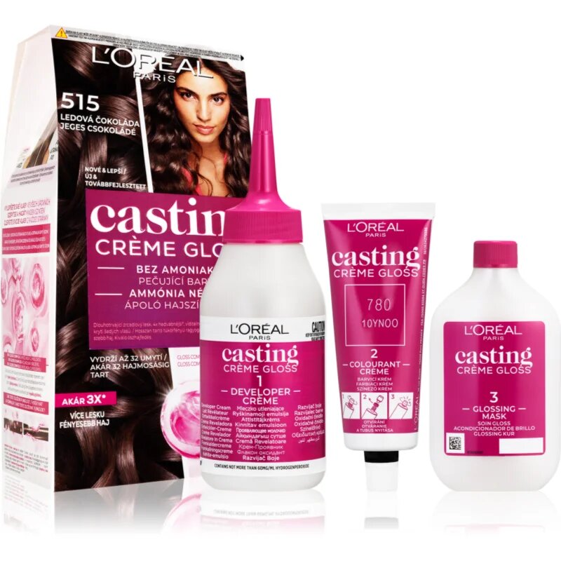 L’Oréal Paris Casting Creme Gloss barva za lase odtenek 515 1 kos