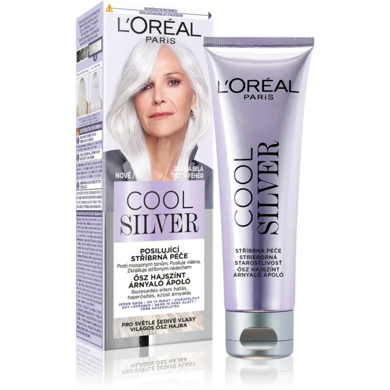 L’Oréal Paris Cool Silver barva za lase odtenek Pure White 1 kos
