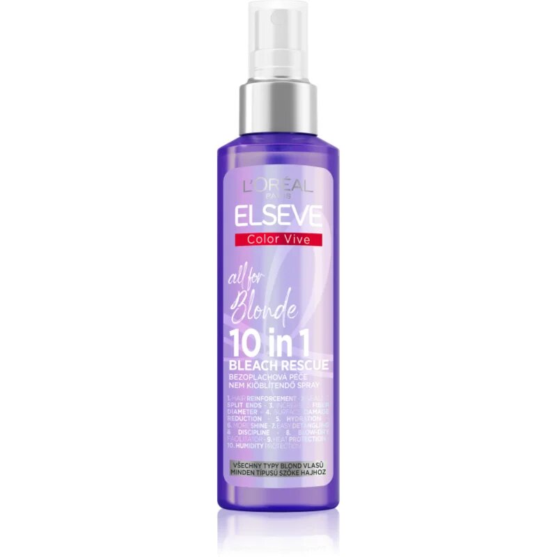 L’Oréal Paris Elseve Color-Vive Purple pršilo brez spiranja za vse tipe blond las 150 ml