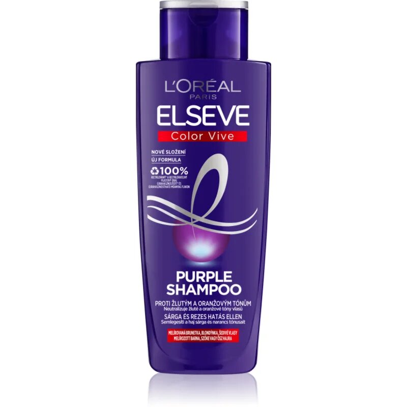 L’Oréal Paris Elseve Color-Vive Purple šampon za nevtralizacijo rumenih tonov 200 ml