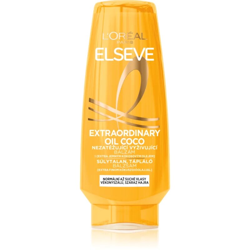 L’Oréal Paris Elseve Extraordinary Oil Coconut hranilni balzam za normalne do suhe lase 200 ml