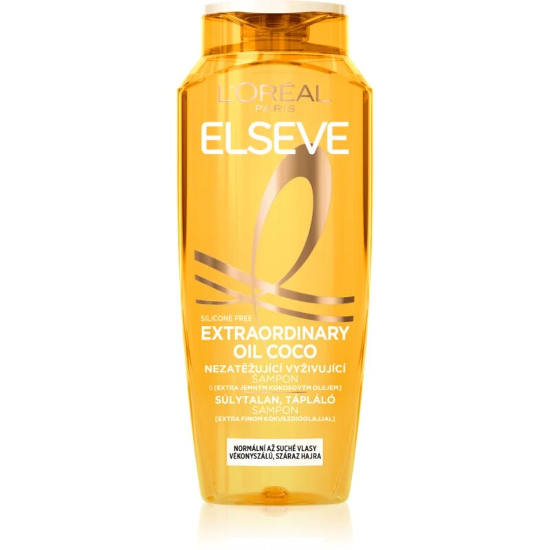 L’Oréal Paris Elseve Extraordinary Oil Coconut hranilni šampon za normalne do suhe lase 400 ml