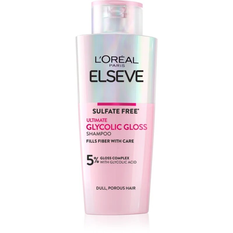 L’Oréal Paris Elseve Glycolic Gloss revitalizacijski šampon za razjasnitev medlih las 200 ml