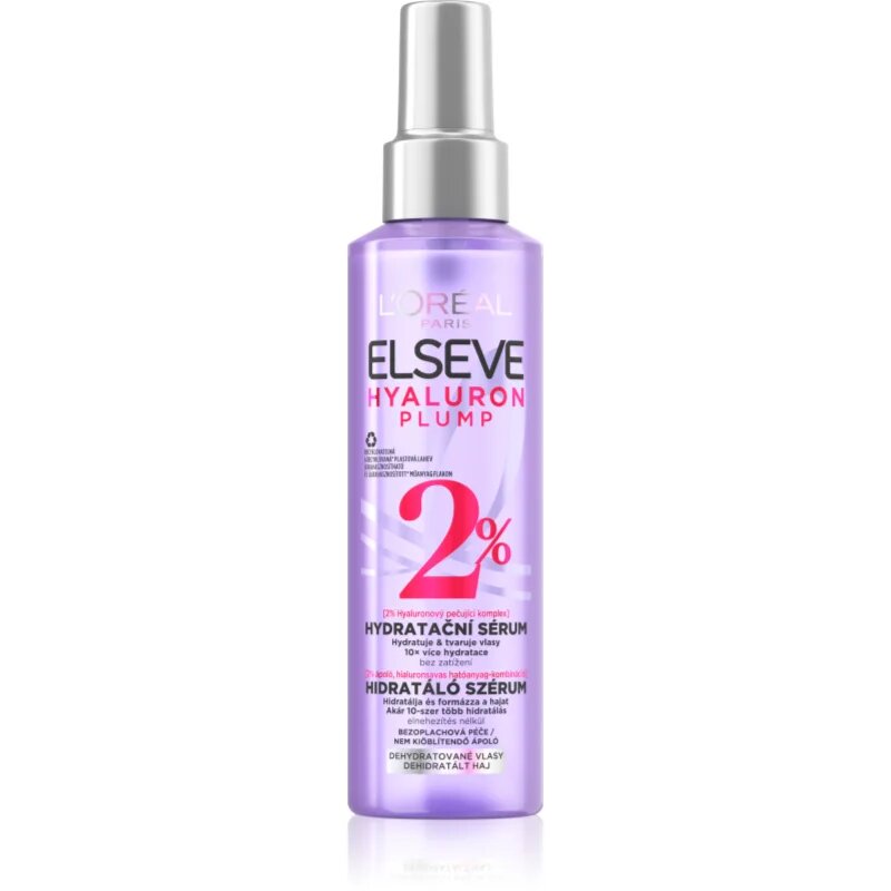 L’Oréal Paris Elseve Hyaluron Plump serum za lase s hialuronsko kislino 150 ml