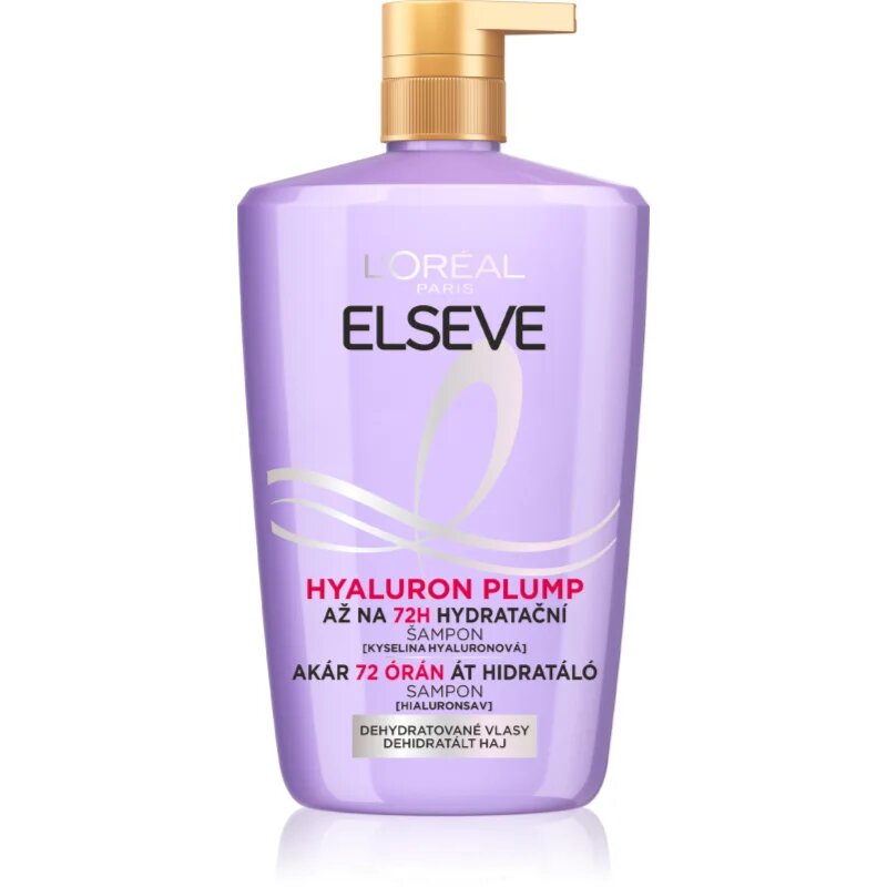 L’Oréal Paris Elseve Hyaluron Plump vlažilni šampon s hialuronsko kislino 1000 ml
