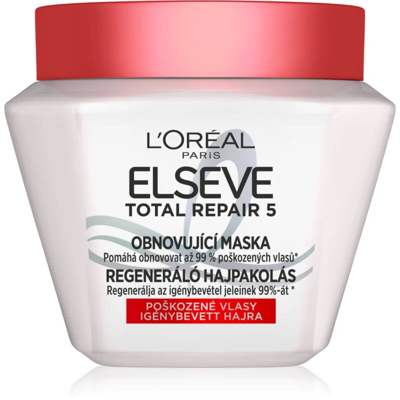 L’Oréal Paris Elseve Total Repair 5 regeneracijska maska za lase s keratinom 300 ml